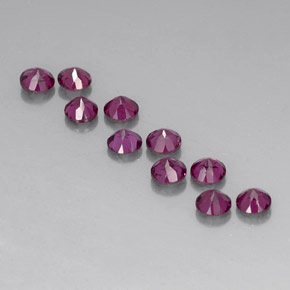 Achetez naturel ct Rouge framboises Grenat Rhodolite gems, Coupe roude, En provenance Mozambique chez GemSelect. En stock, livraison internationale!