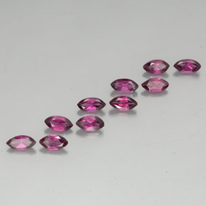 Achetez naturel ct rouge grenat rhodolite gems, marquise, en provenance mozambique chez gemselect. en stock, livraison internationale!