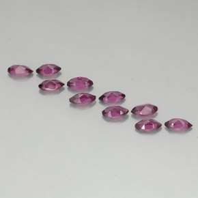 Achetez naturel ct rouge grenat rhodolite gems, marquise, en provenance mozambique chez gemselect. en stock, livraison internationale!