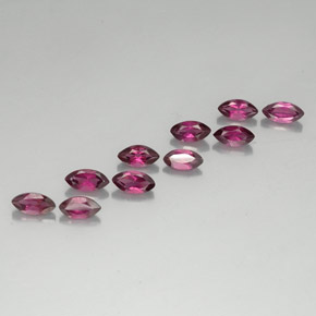 Achetez naturel ct rouge grenat rhodolite gems, marquise, en provenance mozambique chez gemselect. en stock, livraison internationale!