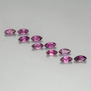 Achetez naturel ct rouge grenat rhodolite gems, marquise, en provenance mozambique chez gemselect. en stock, livraison internationale!