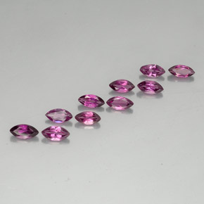 Achetez naturel ct rouge grenat rhodolite gems, marquise, en provenance mozambique chez gemselect. en stock, livraison internationale!
