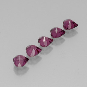 Achetez naturel ct rouge grenat rhodolite gems, forme de coeur, en provenance tanzanie chez gemselect. en stock, livraison internationale!