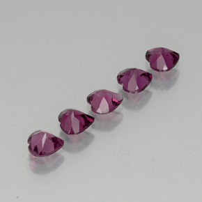 Achetez naturel ct rouge grenat rhodolite gems, forme de coeur, en provenance tanzanie chez gemselect. en stock, livraison internationale!
