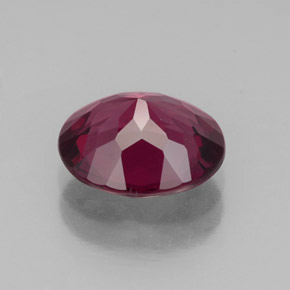 Grenat Rhodolite Rouge framboises naturelle Coupe ovale, 2.90 ct, VS