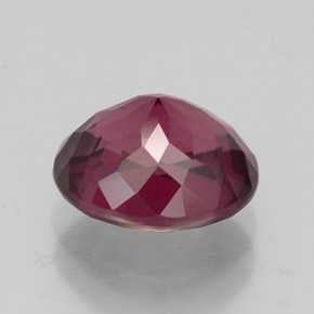 Grenat Rhodolite Rouge framboises naturelle Coupe ovale, 2.95 ct, VS