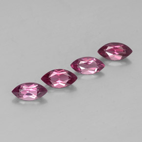 Achetez naturel ct rouge grenat rhodolite gems, marquise, en provenance mozambique chez gemselect. en stock, livraison internationale!