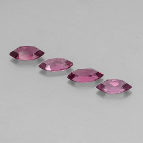 Achetez naturel ct rouge grenat rhodolite gems, marquise, en provenance mozambique chez gemselect. en stock, livraison internationale!