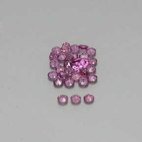 Achetez naturel ct Rouge framboises Grenat Rhodolite gems, Coupe roude, En provenance Mozambique chez GemSelect. En stock, livraison internationale!