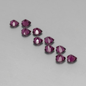 Achetez naturel ct rouge grenat rhodolite gems, forme de coeur, en provenance mozambique chez gemselect. en stock, livraison internationale!