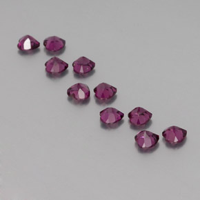 Achetez naturel ct rouge grenat rhodolite gems, forme de coeur, en provenance mozambique chez gemselect. en stock, livraison internationale!