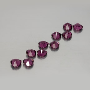 Achetez naturel 2,95ct rouge grenat rhodolite gems, forme de coeur, en provenance mozambique chez gemselect. en stock, livraison internationale!