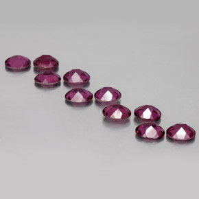 Achetez naturel ct rouge grenat rhodolite gems, coupe ovale, en provenance mozambique chez gemselect. en stock, livraison internationale!