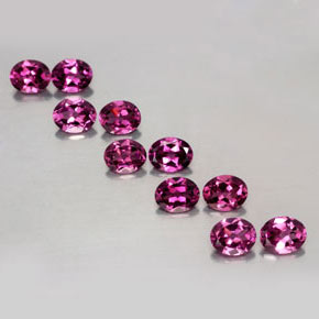 Achetez naturel ct rouge grenat rhodolite gems, coupe ovale, en provenance mozambique chez gemselect. en stock, livraison internationale!
