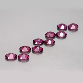 Achetez naturel ct rouge grenat rhodolite gems, coupe ovale, en provenance mozambique chez gemselect. en stock, livraison internationale!