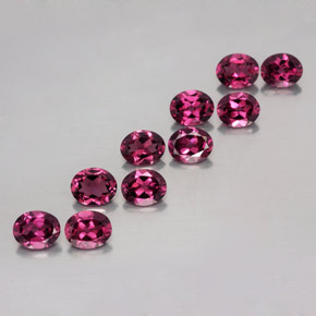 Achetez naturel ct rouge grenat rhodolite gems, coupe ovale, en provenance mozambique chez gemselect. en stock, livraison internationale!