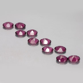 Achetez naturel 4.23ct Pourpre-Rouge Grenat Rhodolite gems, Coupe ovale, En provenance Mozambique chez GemSelect. En stock, livraison internationale!
