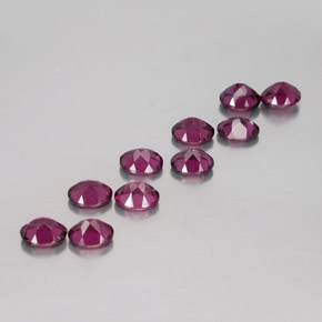 Achetez naturel 4,88ct rouge grenat rhodolite gems, coupe ovale, en provenance mozambique chez gemselect. en stock, livraison internationale!