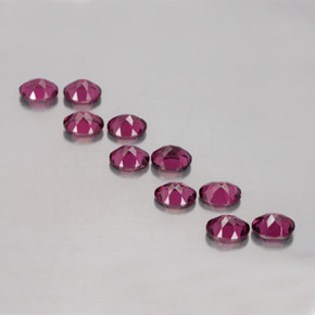 Achetez naturel ct rouge grenat rhodolite gems, coupe ovale, en provenance mozambique chez gemselect. en stock, livraison internationale!