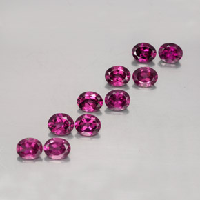 Achetez naturel 4,70ct rouge grenat rhodolite gems, coupe ovale, en provenance mozambique chez gemselect. en stock, livraison internationale!