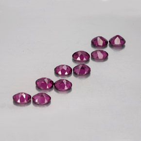 Achetez naturel 4,70ct rouge grenat rhodolite gems, coupe ovale, en provenance mozambique chez gemselect. en stock, livraison internationale!
