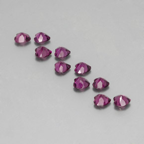 Achetez naturel ct rouge grenat rhodolite gems, forme de coeur, en provenance mozambique chez gemselect. en stock, livraison internationale!