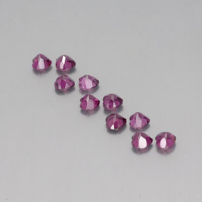 Achetez naturel 3,49ct rouge grenat rhodolite gems, forme de coeur, en provenance mozambique chez gemselect. en stock, livraison internationale!