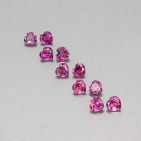 Achetez naturel 2.57ct Violet foncé Grenat Rhodolite gems, Forme de coeur, En provenance Mozambique chez GemSelect. En stock, livraison internationale!
