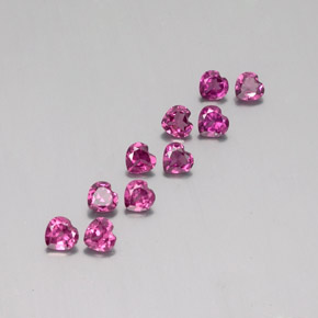 Achetez naturel 2.57ct Violet foncé Grenat Rhodolite gems, Forme de coeur, En provenance Mozambique chez GemSelect. En stock, livraison internationale!