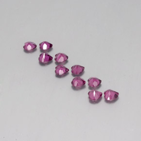 Achetez naturel 2.57ct Violet foncé Grenat Rhodolite gems, Forme de coeur, En provenance Mozambique chez GemSelect. En stock, livraison internationale!