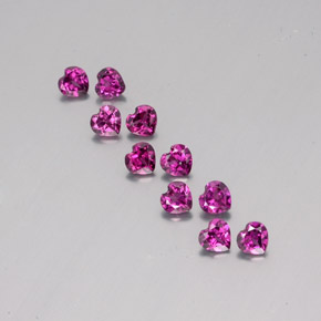 Achetez naturel 2.83ct Violet Rosâtre Grenat Rhodolite gems, Forme de coeur, En provenance Mozambique chez GemSelect. En stock, livraison internationale!