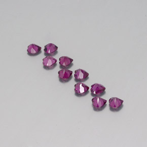 Achetez naturel 2.83ct Violet Rosâtre Grenat Rhodolite gems, Forme de coeur, En provenance Mozambique chez GemSelect. En stock, livraison internationale!