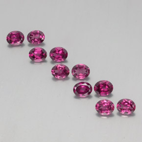 Achetez naturel 4.43ct Pourpre moyen Grenat Rhodolite gems, Coupe ovale, En provenance Mozambique chez GemSelect. En stock, livraison internationale!