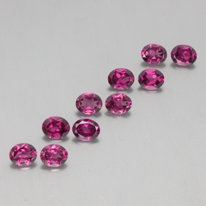 Achetez naturel 4.43ct Pourpre moyen Grenat Rhodolite gems, Coupe ovale, En provenance Mozambique chez GemSelect. En stock, livraison internationale!