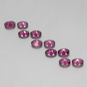 Achetez naturel 4.43ct Pourpre moyen Grenat Rhodolite gems, Coupe ovale, En provenance Mozambique chez GemSelect. En stock, livraison internationale!