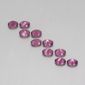 Achetez naturel 4,29ct rouge grenat rhodolite gems, coupe ovale, en provenance mozambique chez gemselect. en stock, livraison internationale!