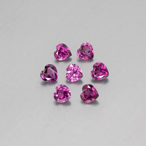 Achetez naturel ct rouge grenat rhodolite gems, forme de coeur, en provenance mozambique chez gemselect. en stock, livraison internationale!
