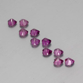 Achetez naturel ct rouge grenat rhodolite gems, forme de coeur, en provenance mozambique chez gemselect. en stock, livraison internationale!