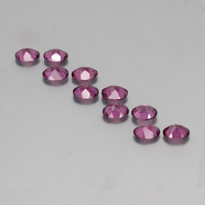 Achetez naturel 3,98ct pourpre grenat rhodolite gems, coupe ovale, en provenance mozambique chez gemselect. en stock, livraison internationale!