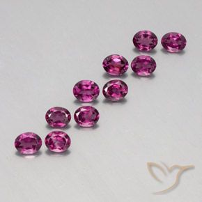 Achetez naturel 4.08ct Violet rougeâtre Grenat Rhodolite gems, Coupe ovale, En provenance Mozambique chez GemSelect. En stock, livraison internationale!