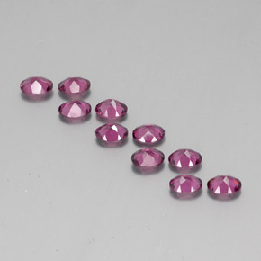 Achetez naturel 3,97ct rouge grenat rhodolite gems, coupe ovale, en provenance mozambique chez gemselect. en stock, livraison internationale!