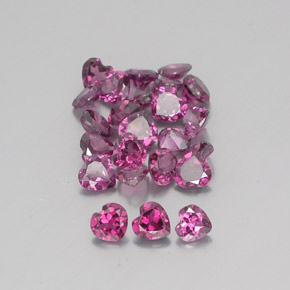 Achetez naturel ct rouge grenat rhodolite gems, forme de coeur, en provenance mozambique chez gemselect. en stock, livraison internationale!