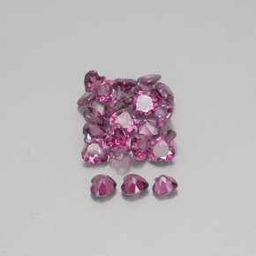Achetez naturel ct rouge grenat rhodolite gems, forme de coeur, en provenance mozambique chez gemselect. en stock, livraison internationale!