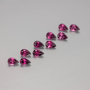 Achetez naturel ct rouge grenat rhodolite gems, en forme de poire, en provenance mozambique chez gemselect. en stock, livraison internationale!
