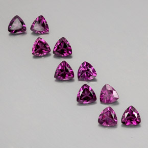Achetez naturel ct rouge grenat rhodolite gems, trillion, en provenance mozambique chez gemselect. en stock, livraison internationale!