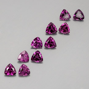 Achetez naturel ct rouge grenat rhodolite gems, trillion, en provenance mozambique chez gemselect. en stock, livraison internationale!