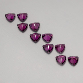 Achetez naturel ct rouge grenat rhodolite gems, trillion, en provenance mozambique chez gemselect. en stock, livraison internationale!