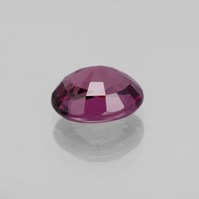 Grenat rhodolite pourpre naturelle coupe ovale, 1,96 ct, VS