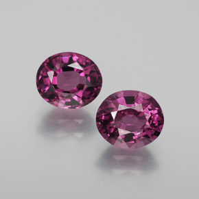 Achetez naturel 2,90ct rouge grenat rhodolite gems, coupe ovale, en provenance mozambique chez gemselect. en stock, livraison internationale!