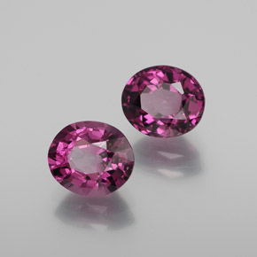 Achetez naturel 2,90ct rouge grenat rhodolite gems, coupe ovale, en provenance mozambique chez gemselect. en stock, livraison internationale!